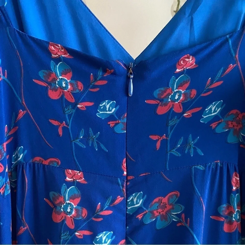 Thakoon Collective Blue Floral Wide Leg Jumpsuit 10 - Picture 10 of 16